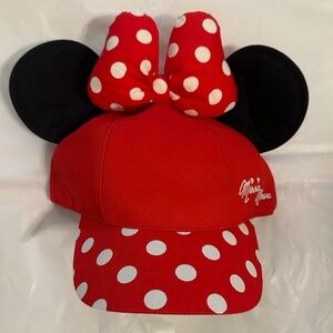 Walt Disney World Red Polka Dot Minnie Mouse Hat